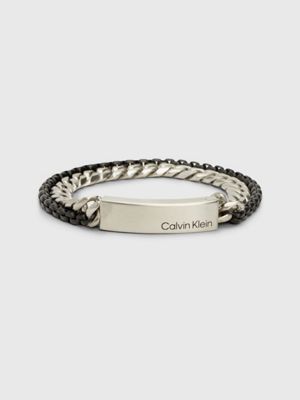 Calvin klein hot sale silver bangle