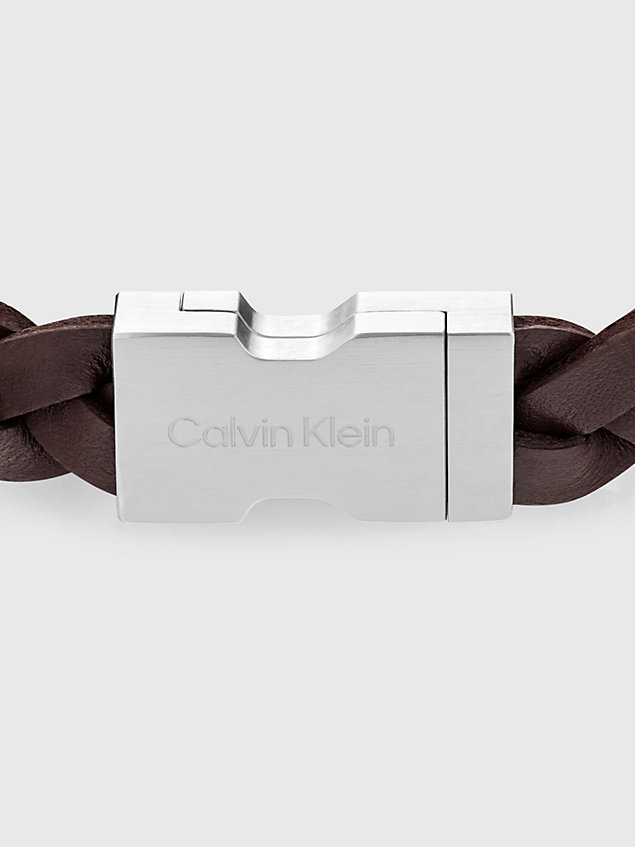 brown bracelet - industrial hardware for men calvin klein