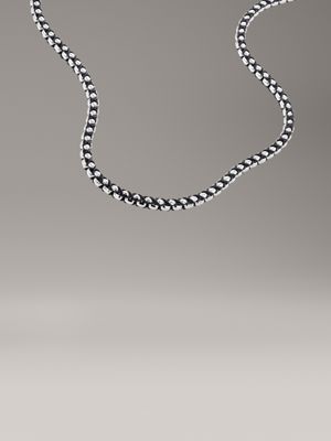 black necklace - ck fused for men calvin klein