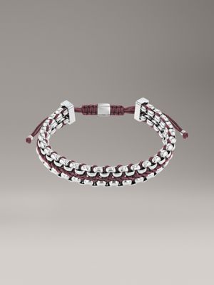 red bracelet - twisted bezel for men calvin klein