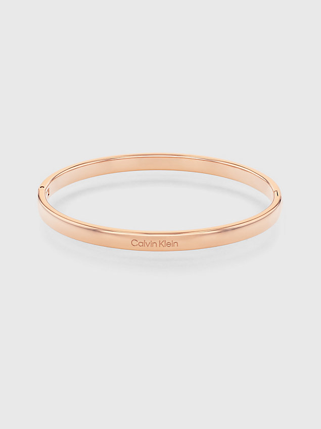 gold bangle - pure silhouettes for unisex calvin klein