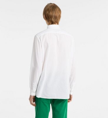 Camicia Aderente In Tessuto Filiforme Grigio | Caf&eacute; Coton