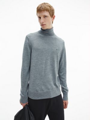 Slim Superior Wool Turtleneck Jumper Calvin Klein® | K10K102751P4A