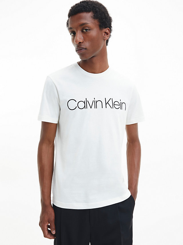 Vanilla Ice Organic Cotton Logo T-Shirt undefined men Calvin Klein