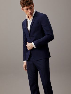 Blue Wedding Suit by Calvin Klein