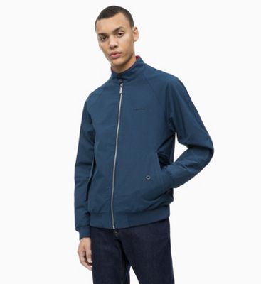 calvin klein navy bomber jacket