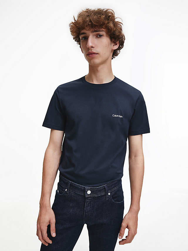 Calvin Navy > Logo-T-Shirt > undefined Herren - Calvin Klein