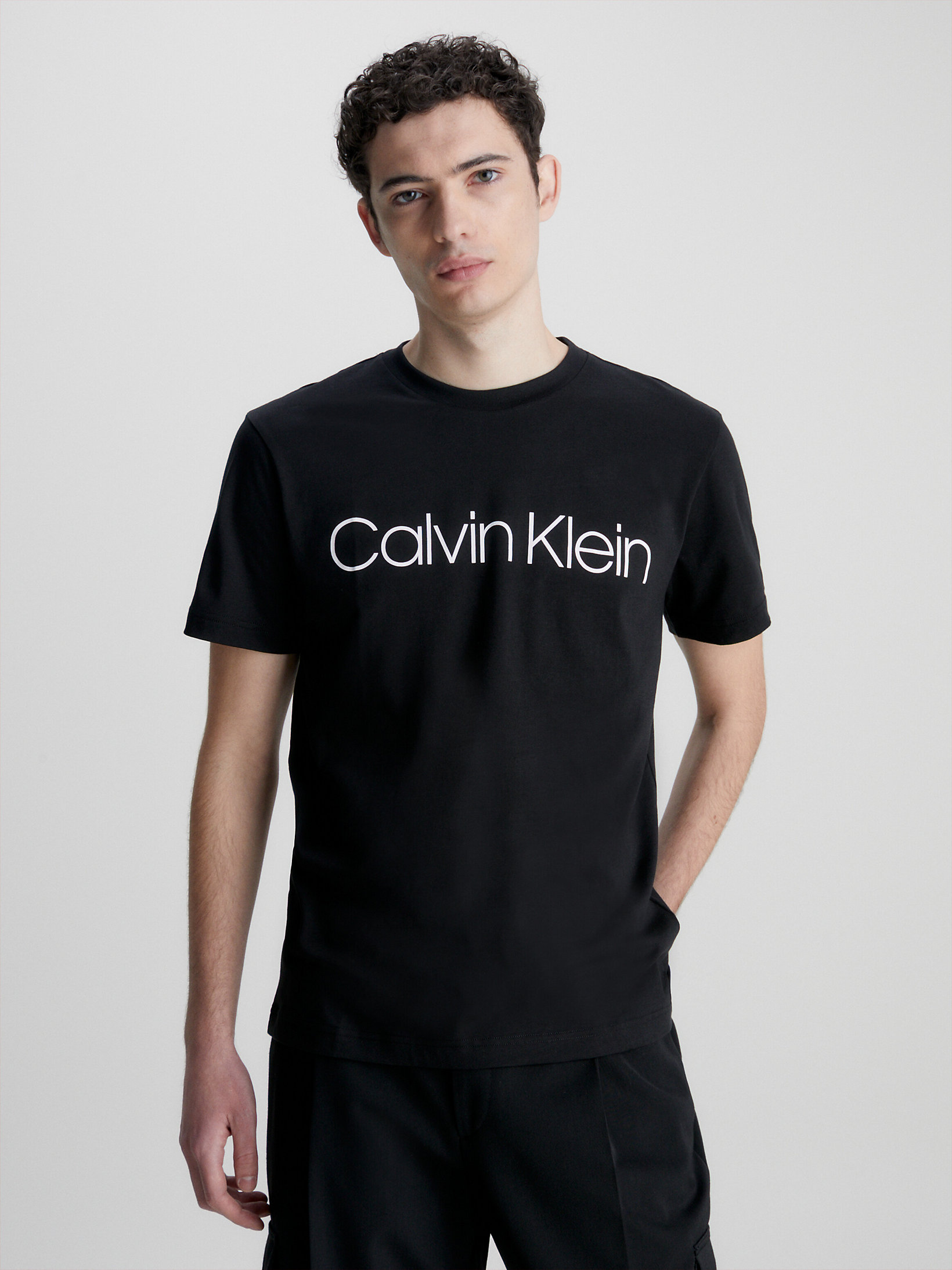 T-Shirt Con Logo > Calvin Black > undefined uomo > Calvin Klein