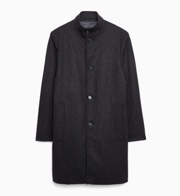 calvin klein wool coat mens