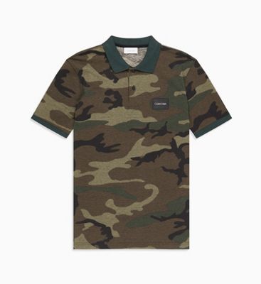 calvin klein camouflage t shirt