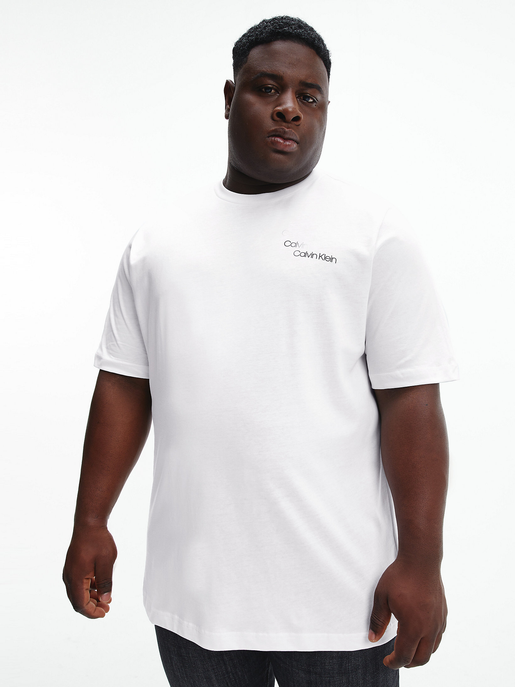 Plus Size Organic Cotton Logo T-shirt Calvin Klein® | K10K104851YBS