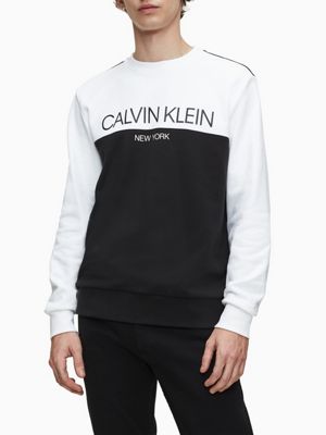 calvin klein logo sweatshirt black