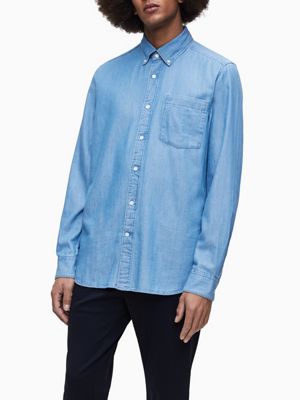 calvin klein jeans button down shirt