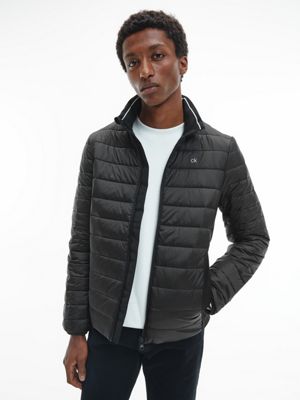 calvin klein black puffer vest