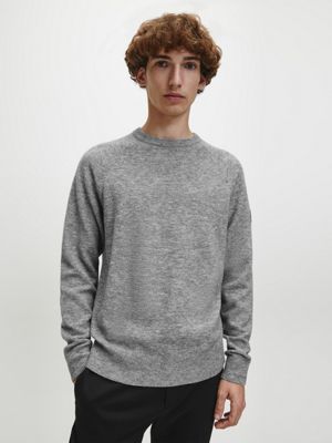 calvin klein black jumper mens