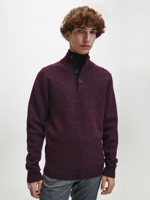 button neck jumper
