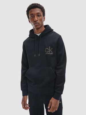 black calvin klein hoodie mens