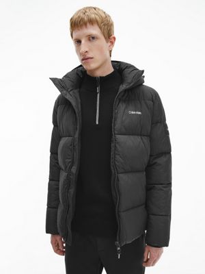 Beoefend Verouderd gids Crinkle Nylon Hooded Puffer Jacket Calvin Klein® | K10K107485BEH