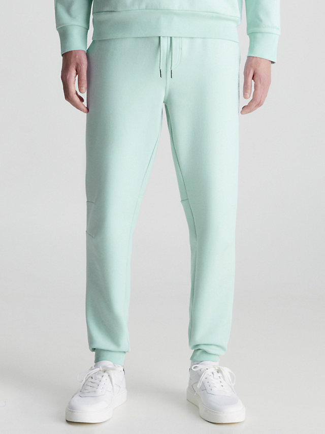 Ghost Glacier Relaxed Organic Cotton Joggers undefined men Calvin Klein