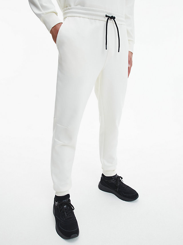 Egret Relaxed Organic Cotton Joggers undefined men Calvin Klein