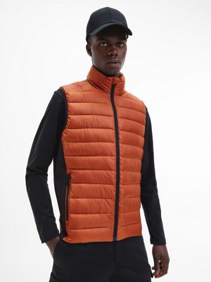 calvin klein men's puffer vest