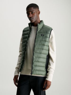 Calvin klein puffer clearance vest mens