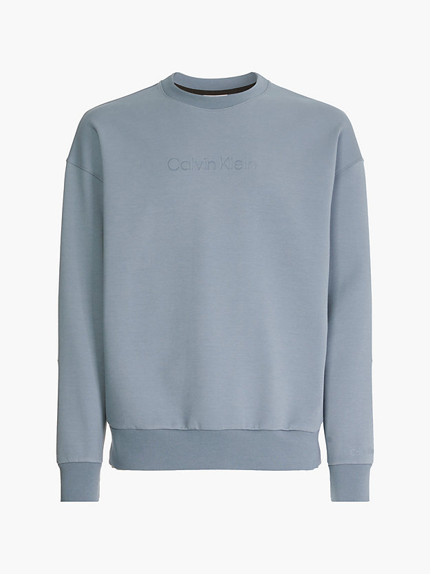GREY TAR Relaxed Organic Cotton Sweatshirt for men CALVIN KLEIN