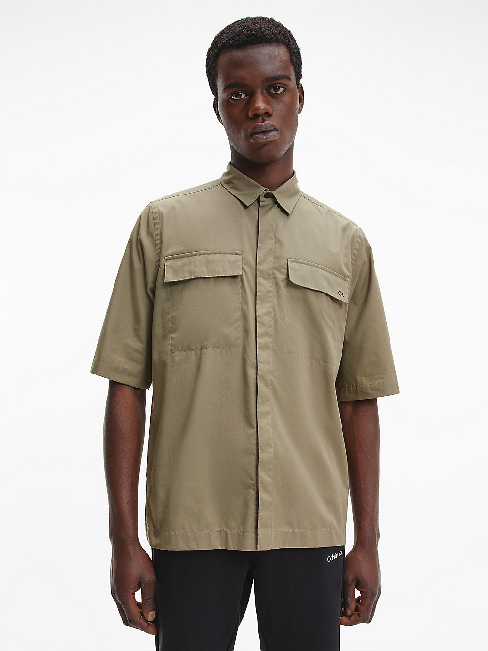 DELTA GREEN Relaxed Short Sleeve Shirt undefined men Calvin Klein