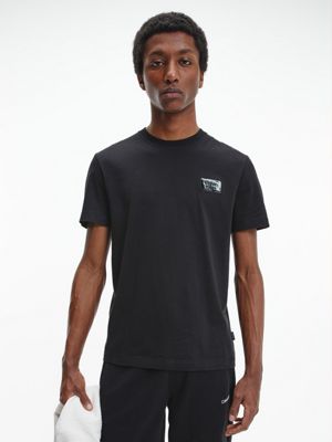 calvin klein badge t shirt