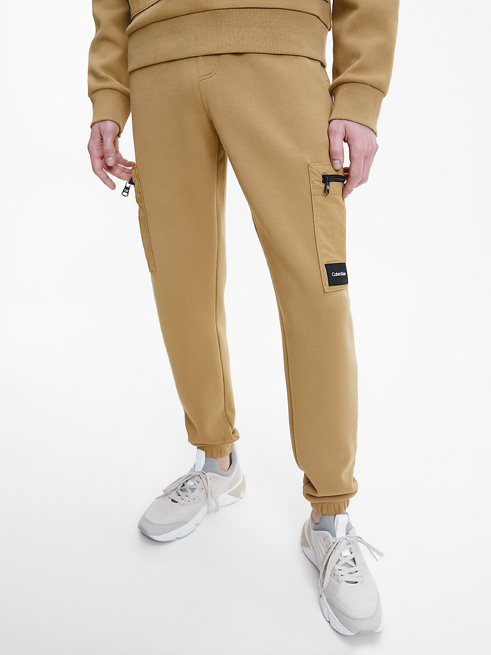 ANTIQUE BRONZE Pantalon De Jogging Relaxed En Coton Bio undefined hommes Calvin Klein