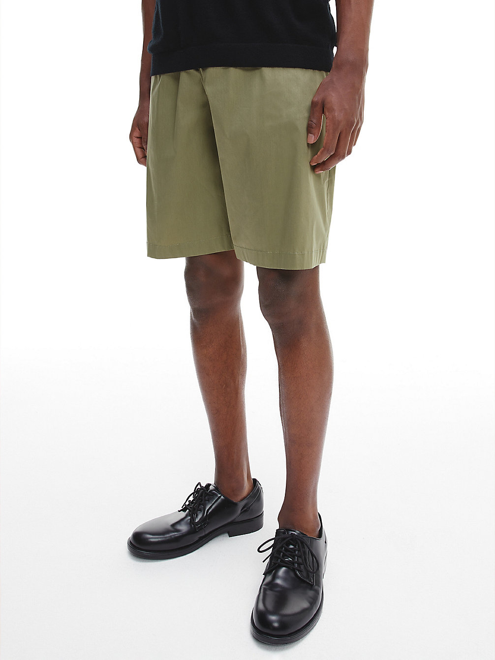 DELTA GREEN Cotton Stretch Shorts undefined men Calvin Klein