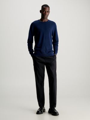 Calvin klein navy on sale jumper