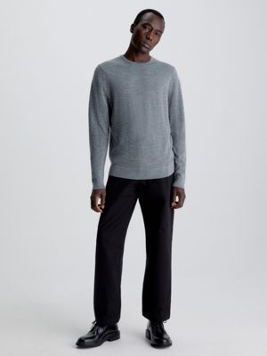 Grey calvin klein clearance jumper mens