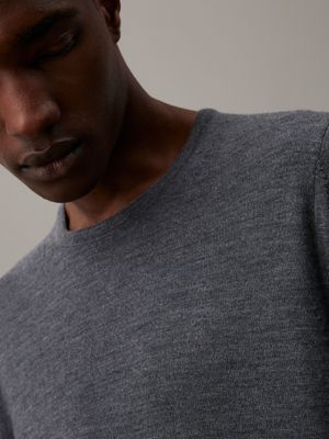 Grey merino wool on sale jumper