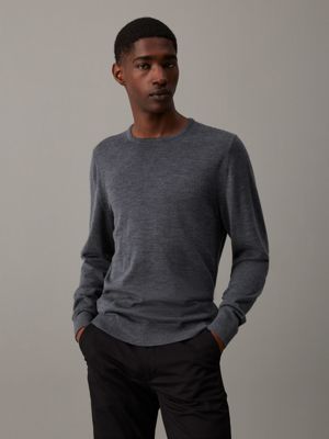 Grey jumpers mens sale