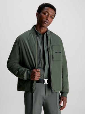 Calvin klein cheap quilted bomber jacket