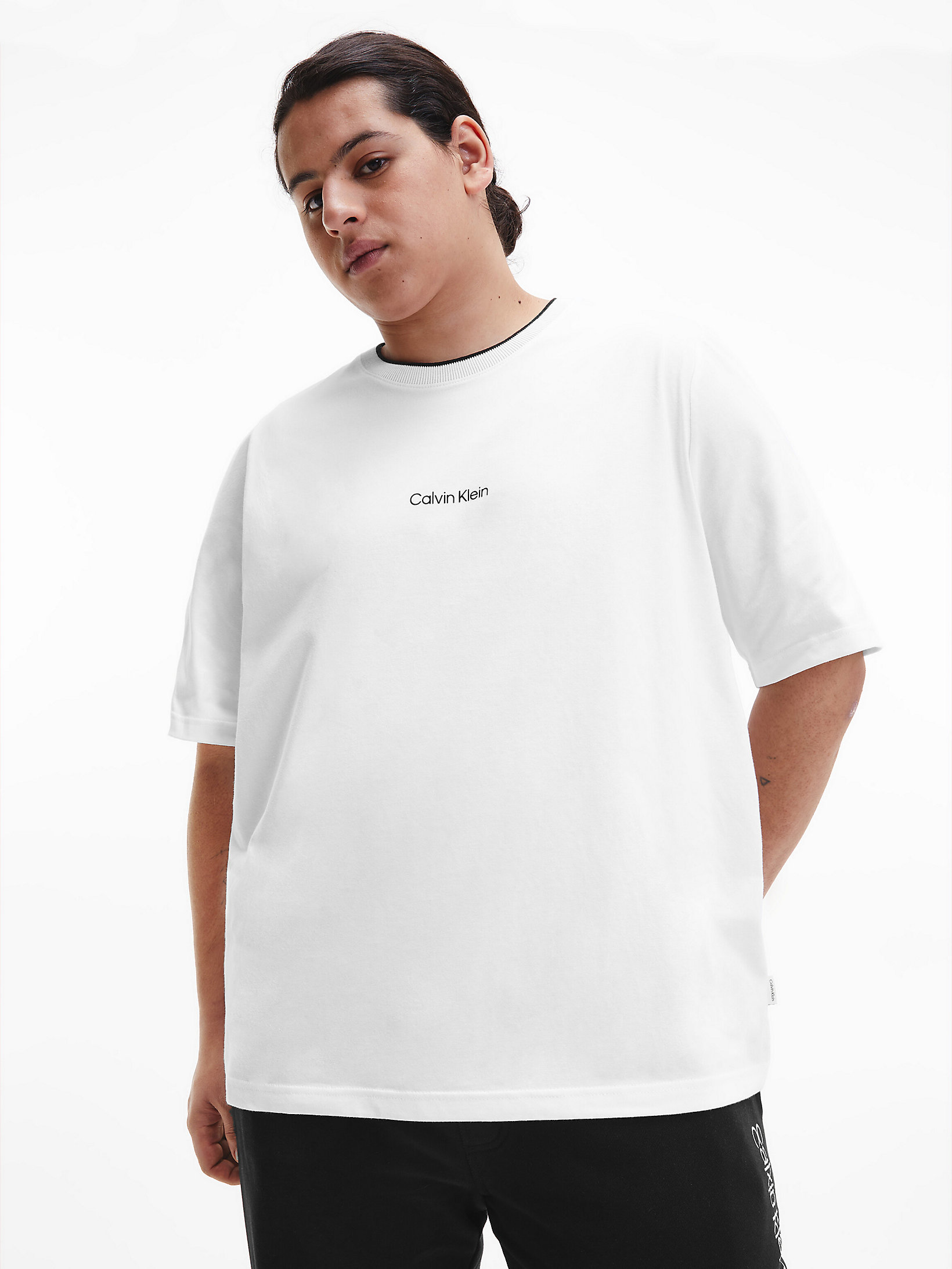 Plus Size Organic Cotton T-shirt Calvin ...