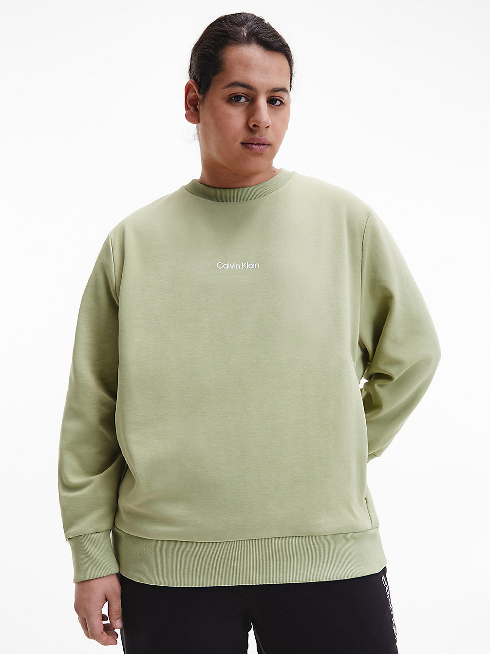 SAGE Logo-Sweatshirt In Großen Größen undefined Herren Calvin Klein