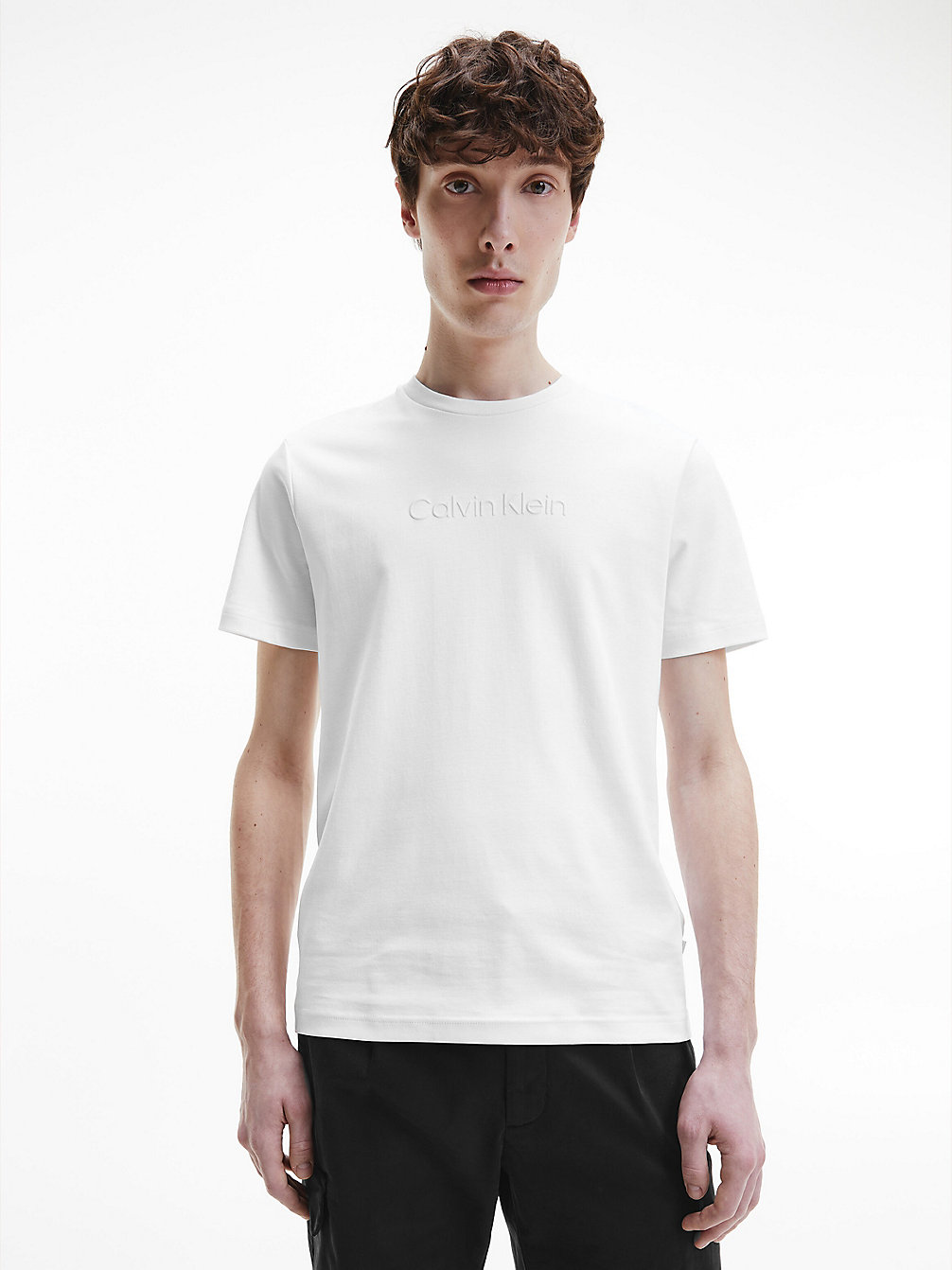 BRIGHT WHITE Logo T-Shirt undefined men Calvin Klein