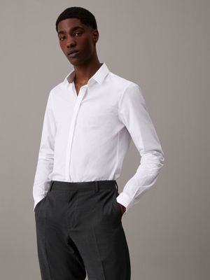 Slim Poplin Stretch Shirt Calvin Klein® | K10K103025100