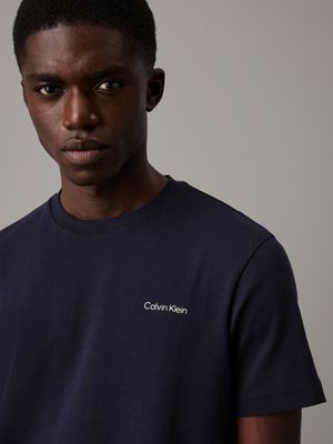 night sky cotton interlock t-shirt for men calvin klein