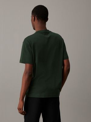 midnight forest cotton interlock t-shirt for men calvin klein