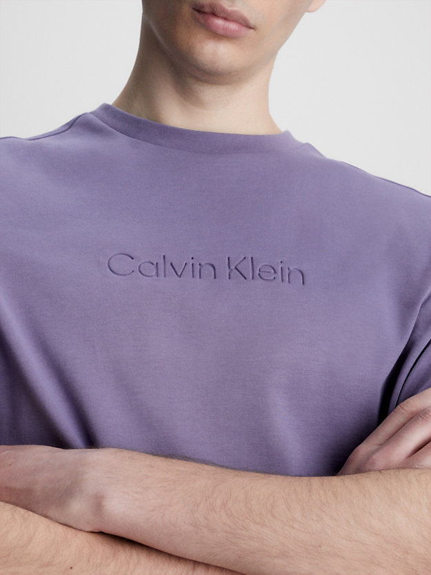 CADET Camiseta de algodón orgánico con logo de hombre CALVIN KLEIN