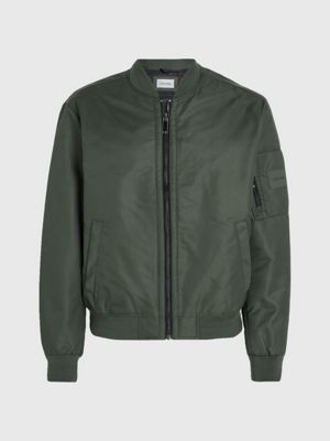 Calvin klein bomber jacket outlet green