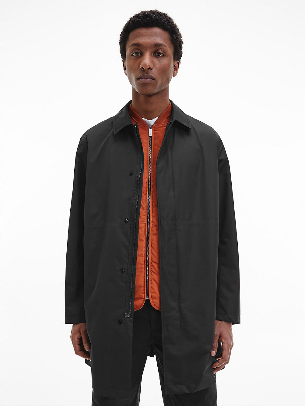 CK BLACK Technical Rain Coat undefined men Calvin Klein