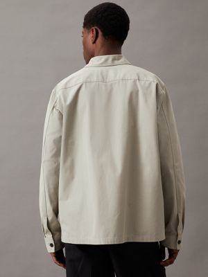 london fog boxy twill overshirt for men calvin klein