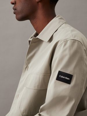 london fog boxy twill overshirt for men calvin klein