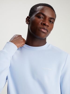 Light blue hot sale calvin klein sweatshirt