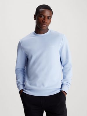 Light blue calvin klein hot sale sweatshirt