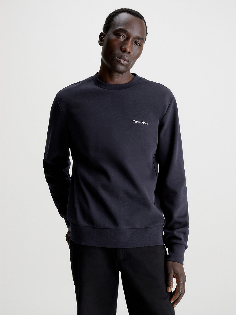 NIGHT SKY Recycled Polyester Sweatshirt undefined men Calvin Klein